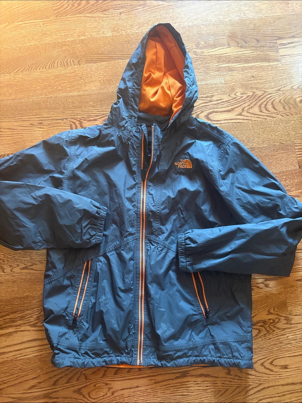 Mens THE NORTH FACE HUVENT Ski Jacket Shell Hooded Wind Breaker Size L